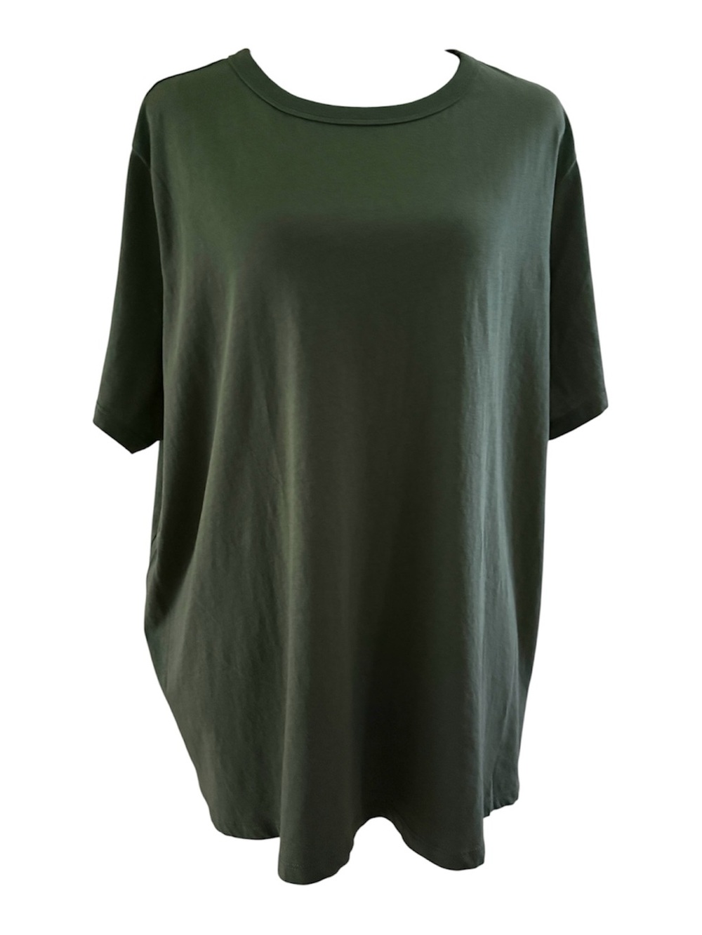 Old Navy Luxe Green Crew Neck Short Sleeve T Shirt Top (Size XXL)